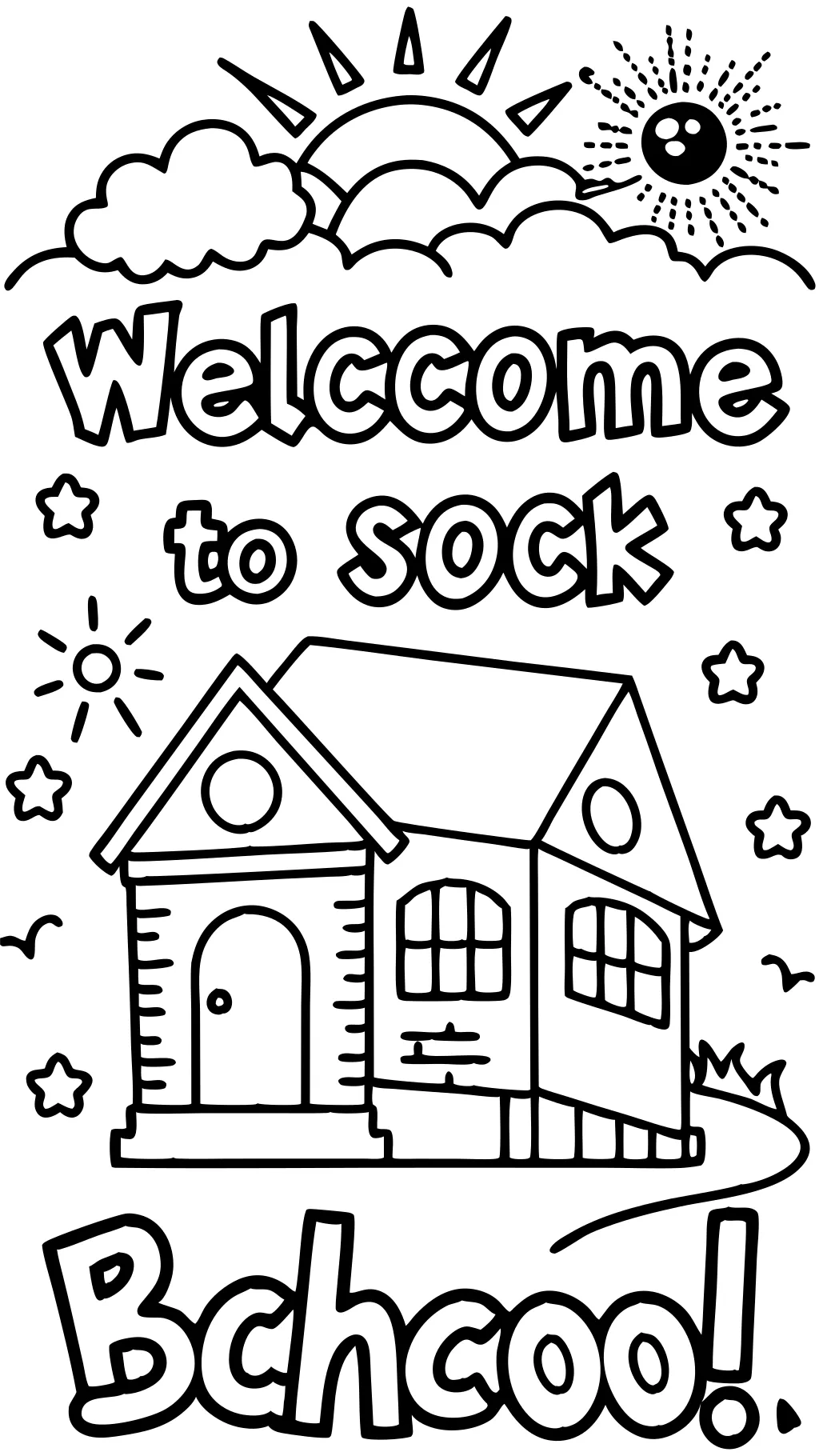 welcome back to school coloring pages